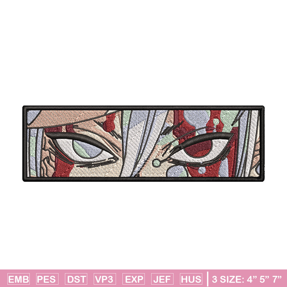 Tengen eyes embroidery design, Tengen embroidery, Embroidery shirt, Embroidery file, Anime design, Digital download.jpg