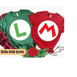 nintendo super mario luigi icon costume graphic t-shirt, classic mario vintage shirt, magic kingdom, disneyland wdw trip