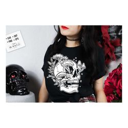 skull and mushrooms svg, skull mushroom svg, mushrooms svg, skull svg, magic skull svg, magic illustration svg