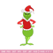 The Grinch embroidery design, Chrismas embroidery, Embroidery file, Embroidery shirt, Emb design, Digital download.jpg