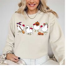 Chicken Sweatshirt, Mothers Day Chicken Sweatshirt, Women Chicken Sweatshirt, Love Chickens, Animal Sweatshirt, Funny Fa