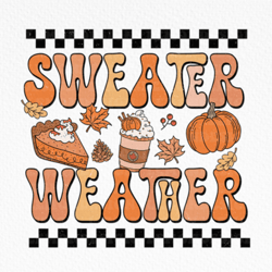 Retro Fall Sweater Weather Sublimation