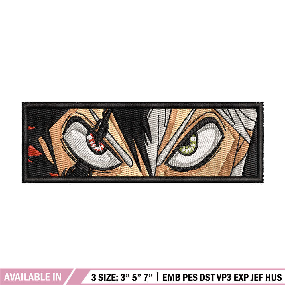 Asta eyes embroidery design, Black clover embroidery, Anime design, Embroidery shirt, Embroidery file, Digital download.jpg