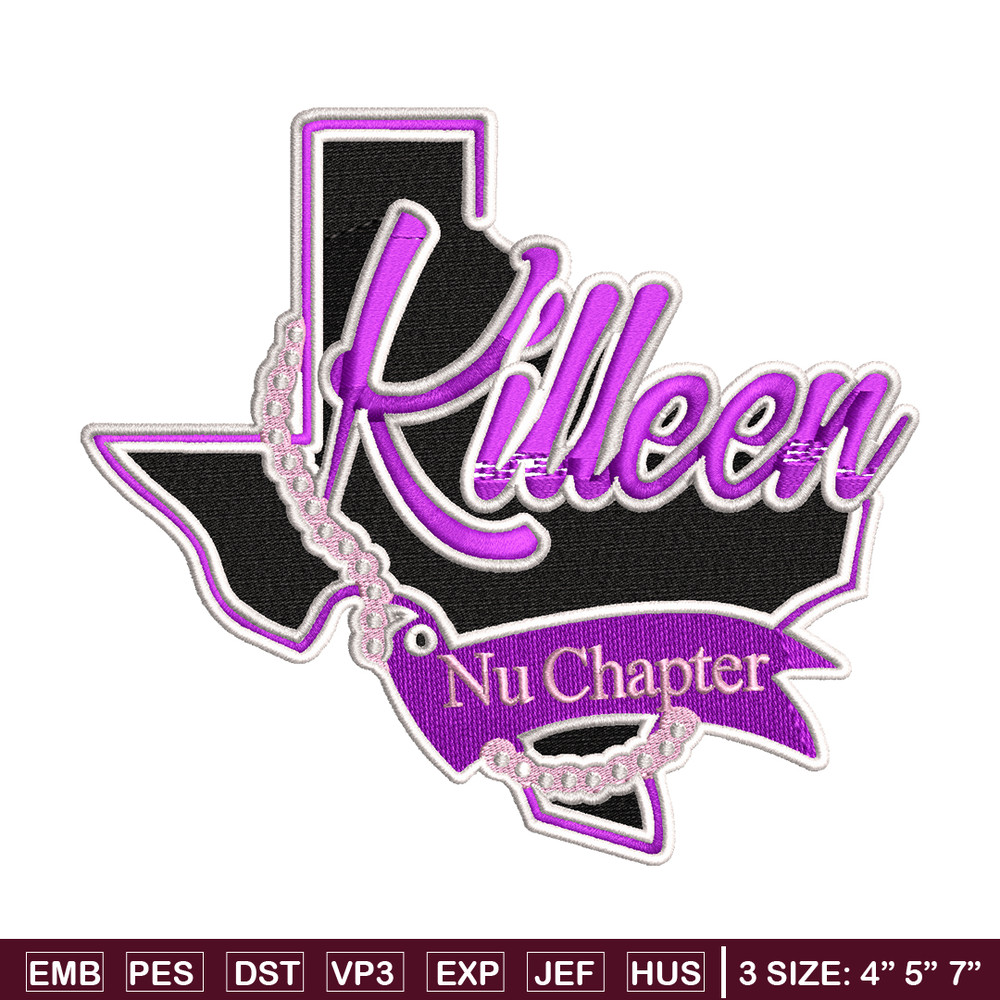 Killen nu chapter logo embroidery design, logo embroidery, logo design, logo shirt, Embroidery file, Instant download.jpg