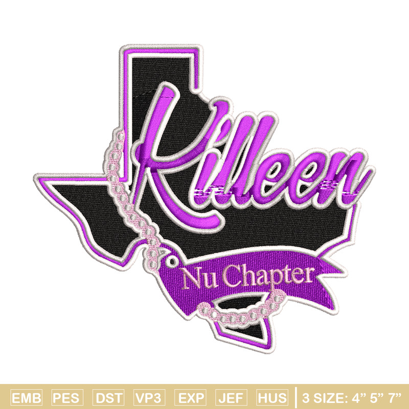 Killen nu chapter logo embroidery design, logo embroidery, logo design, logo shirt, Embroidery file, Instant download.jpg