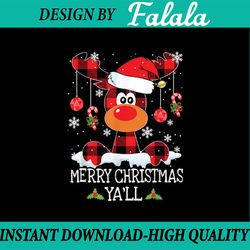 merry christmas ya'll reindeer santa hat png, buffalo red plaid xmas png, merry christmas png, christmas family png, xma