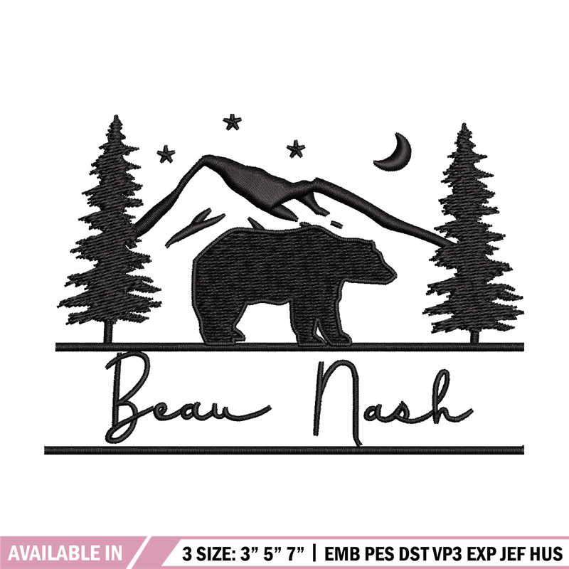 Beau nask embroidery design, Logo embroidery, Embroidery file, Embroidery shirt, Emb design, Digital download.jpg