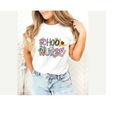 school nurse shirt, gift for school nurse, nurse gift shirt, nurse appreciation shirt, nursing school graduate shirt, th