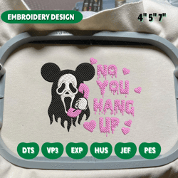 face ghost embroidery design, no you hang up halloween horror mask embroidery file, embroidery file, embroidery files