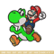 Mario game embroidery design, Mario game embroidery, logo design, Embroidery file, game shirt, Instant download..jpg