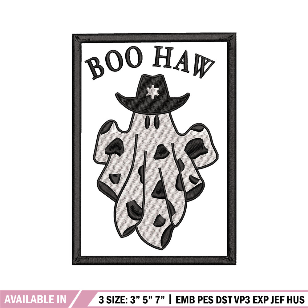 Boo haw embroidery design, Boo halloween embroidery, Embroidery file, Embroidery shirt, Emb design, Digital download.jpg