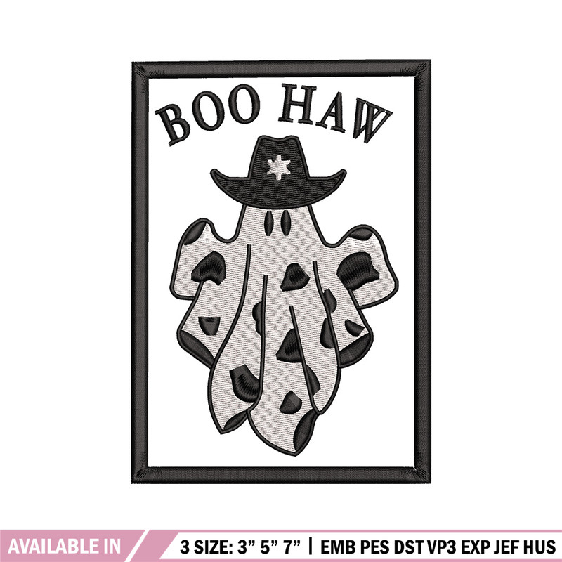 Boo haw embroidery design, Boo halloween embroidery, Embroidery file, Embroidery shirt, Emb design, Digital download.jpg