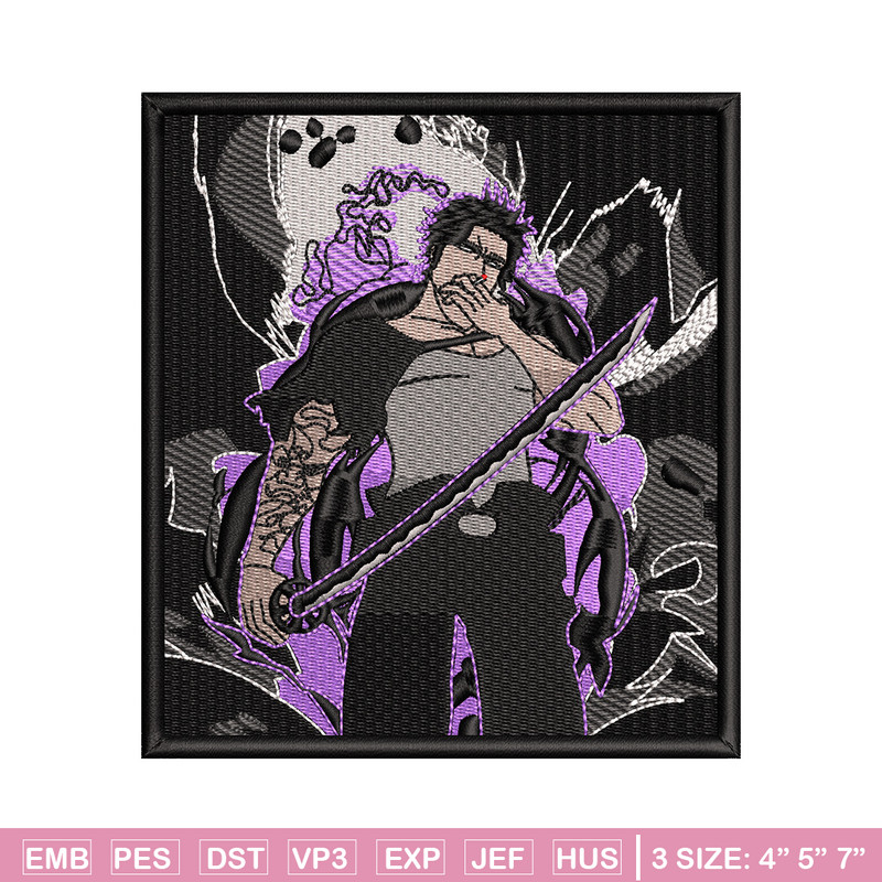 Yami box embroidery design, Black clover embroidery, Anime design, Embroidery shirt, Embroidery file, Digital download.jpg