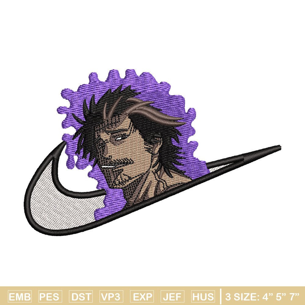 Yami x nike embroidery design, Black clover embroidery, Nike design, Embroidery shirt, Embroidery file, Digital download.jpg