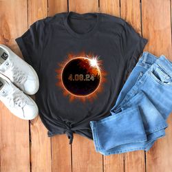 total solar eclipse, 2024 solar eclipse, april 8th 2024, american totality, solar eclipse 2024 shirt, astronomy gift, ec
