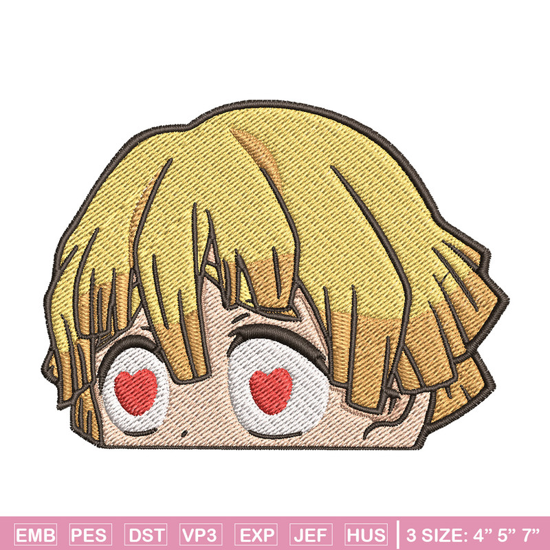 Zenitsu love embroidery design, Zenitsu embroidery, Anime design, Embroidery shirt, Embroidery file, Digital download.jpg