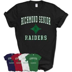 richmond senior high school raiders t-shirt c1