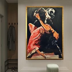dancing couple canvas wall art,dancing couple , dancing art , dancing wall decor , canvas wall art, canvas print, ready