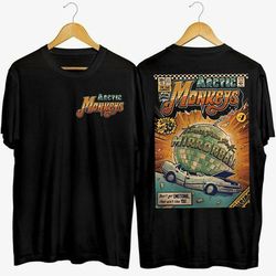 arctic monkeys band 2 sides shirt , arctic monkeys lyric shirt ,arctic monkeys merch , arctic monkeys doodle, artic monk