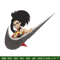 Momo swoosh embroidery design, My hero academia embroidery, Nike design, anime design, anime shirt, Digital download.jpg