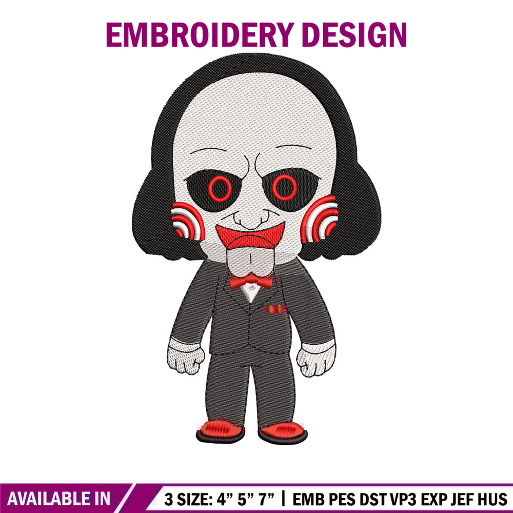 Horror man embroidery design, Horror embroidery, Embroidery file,Embroidery shirt, Emb design, Digital download.jpg