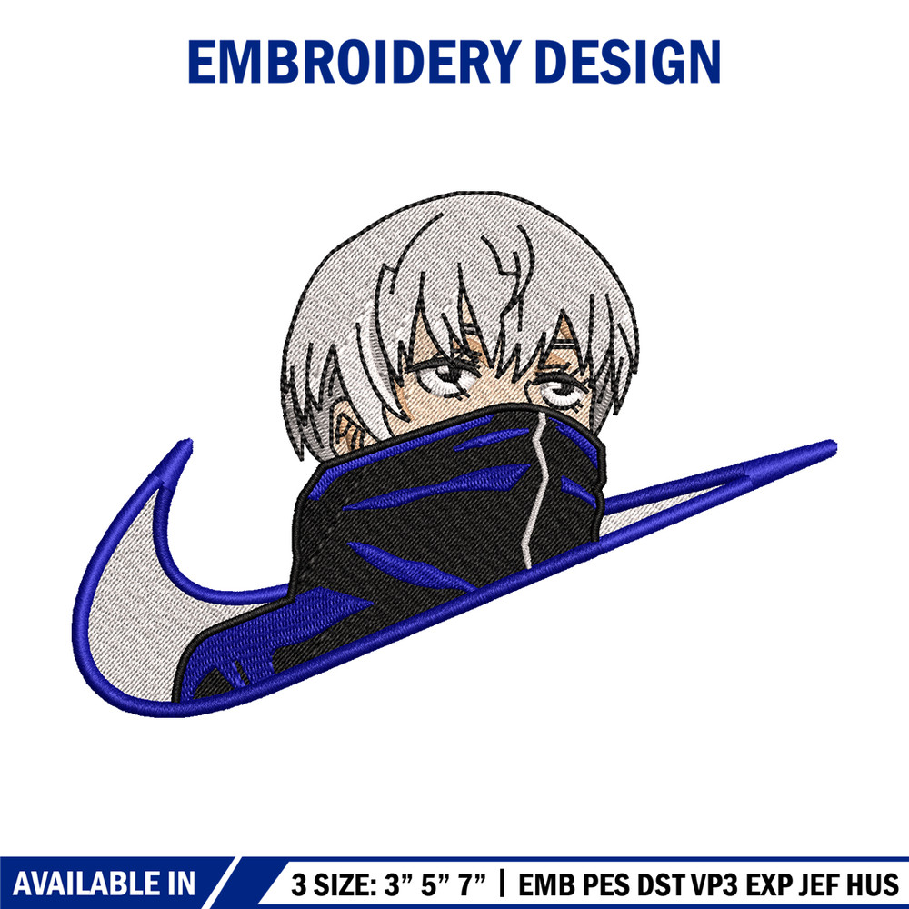 Inumaki Nike embroidery design, Jujutsu Kaisen embroidery, Nike design, anime design, anime shirt, Digital download.jpg
