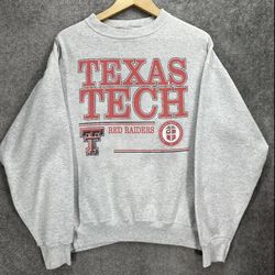 Vintage Texas Tech Red Raiders Sweatshirt Retro 90s Texas Tech University Shirt