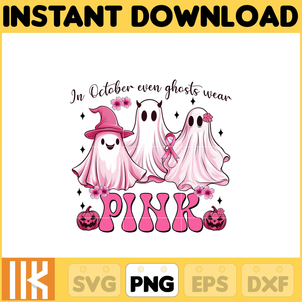 Designs Breast Cancer Png, Breast Cancer Png, Cancer Awareness, Pink Ribbon, Pink Halloween, Fight Cancer Quote Sublimation (19).jpg