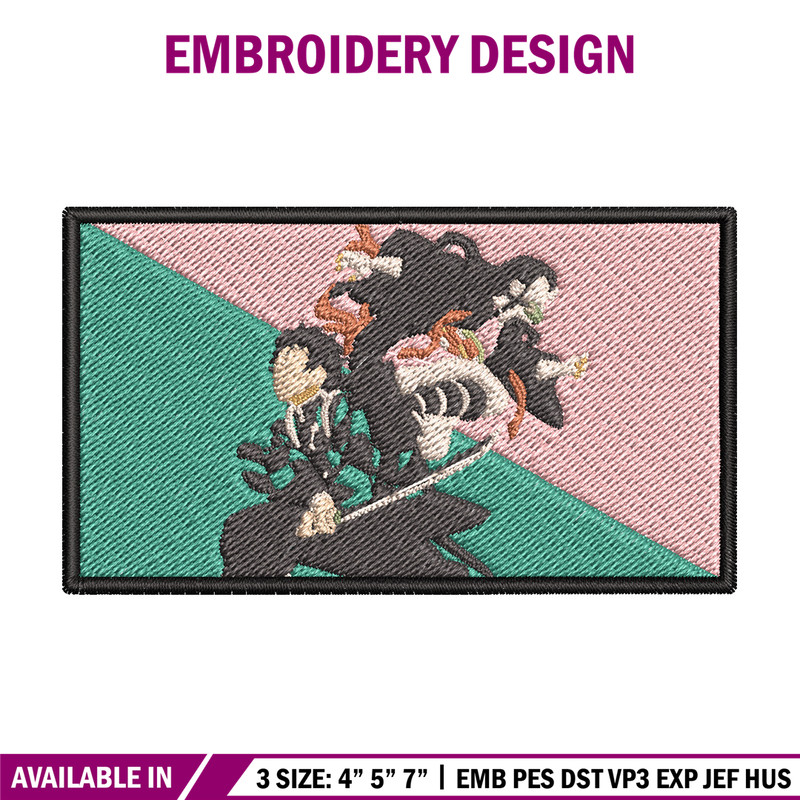 Kamado embroidery design, Tanjiro embroidery, Embroidery shirt, Embroidery file, Anime design, Digital download.jpg