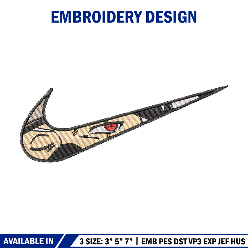 Kakashi Hatake eyes Nike embroidery design, Naruto embroidery, nike design, anime design, anime shirt, Digital download.jpg