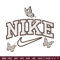 Nike butterfly embroidery design, logo embroidery, logo design, logo shirt, digital download.jpg