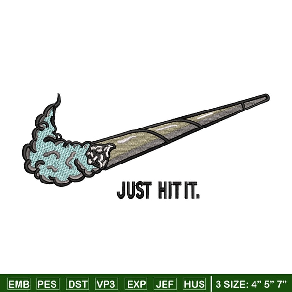 Nike Just Hit It embroidery design, Nike embroidery, Nike design, logo shirt, Embroidery shirt, Instant download..jpg