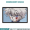 Killua embroidery design, Hunter x hunter embroidery, Anime design, Embroidery shirt, Embroidery file, Digital download.jpg