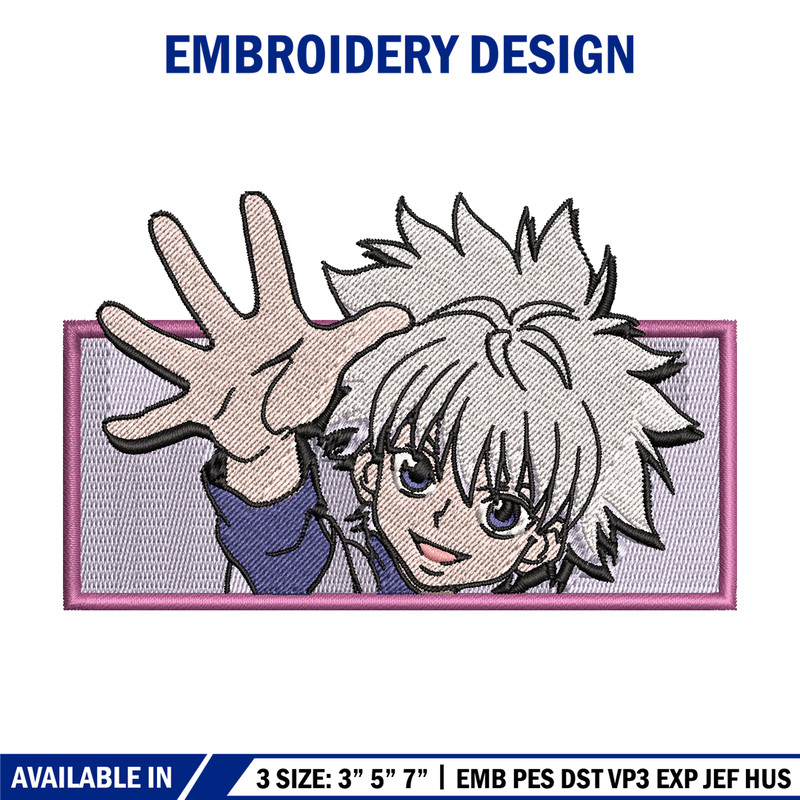 Killua nike embroidery design, Hunter x hunter embroidery, nike design, Logo shirt, anime shirt, digital download.jpg