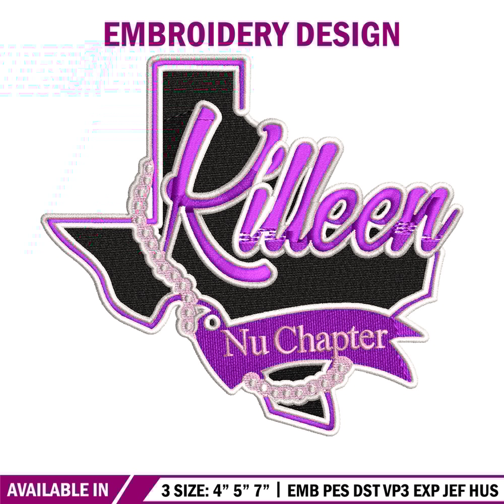 Killen nu chapter logo embroidery design, logo embroidery, logo design, logo shirt, Embroidery file, Instant download.jpg