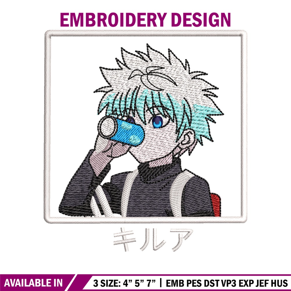Killua box embroidery design, Hxh embroidery, Embroidery file, Embroidery shirt, Emb design, Digital download.jpg
