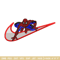 Nike Spiderman Logo embroidery design, Spiderman embroidery, Nike design, movie design, movie shirt, Digital download.jpg