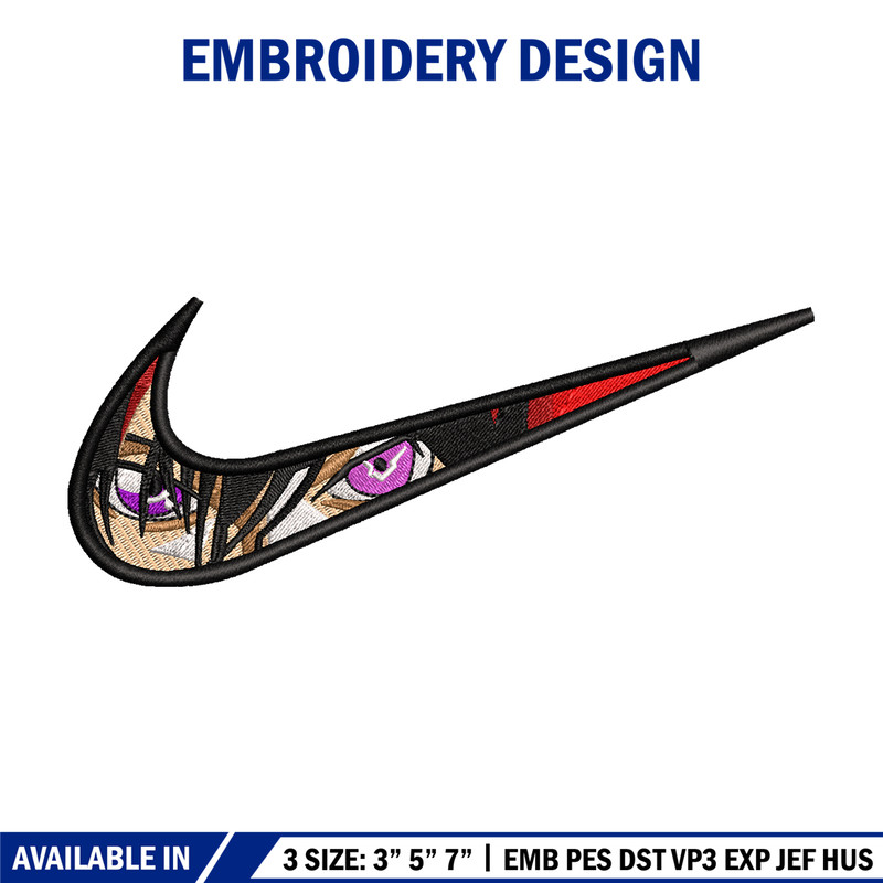 Lelouch vi Britannia Nike embroidery design, anime embroidery, nike design, anime design, anime shirt, Digital download.jpg