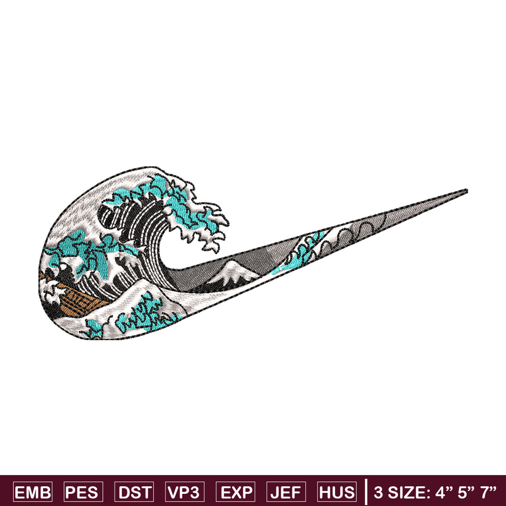 Nike water logo embroidery design, Logo embroidery, Nike design, Embroidery file, logo shirt, Instant download.jpg