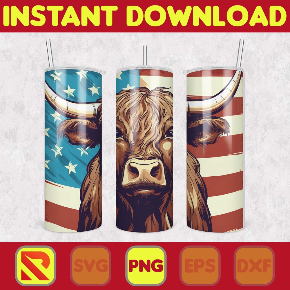 Highland Cow Tumbler Wrap, Western 20 oz Skinny Tumbler Sublimation Design, Custom Name Personalised Tumbler Wrap Designs PNG (74).jpg