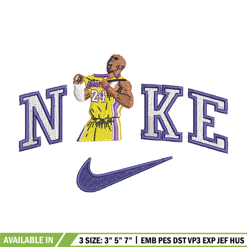Basketball player Nike embroidery design, Basketball embroidery, Nike design, Embroidery file, Instant download.jpg