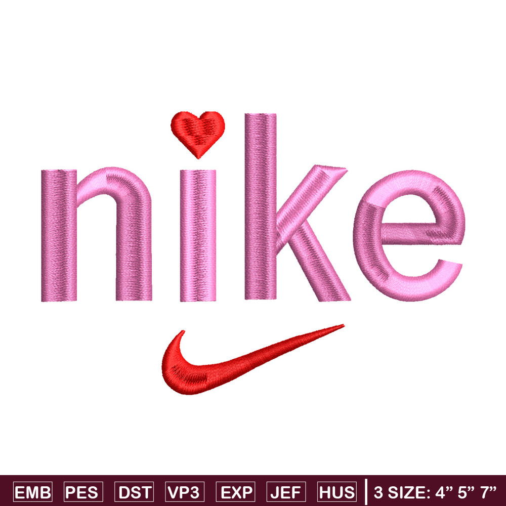 Pink Nike embroidery design, Pink Nike embroidery, Nike design, Embroidery shirt, logo shirt, Digital download..jpg