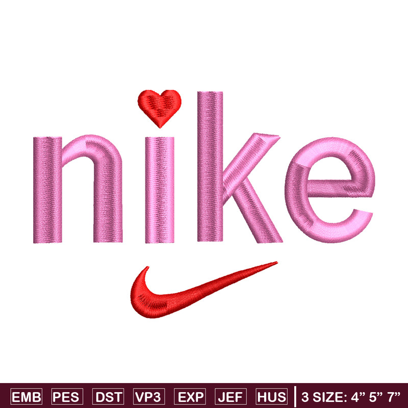 Pink Nike embroidery design, Pink Nike embroidery, Nike design, Embroidery shirt, logo shirt, Digital download..jpg