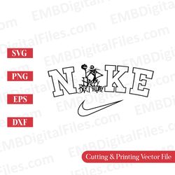 nike swoosh happy birthday jack halloween svg for cricut