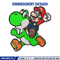 Mario game embroidery design, Mario game embroidery, logo design, Embroidery file, game shirt, Instant download..jpg