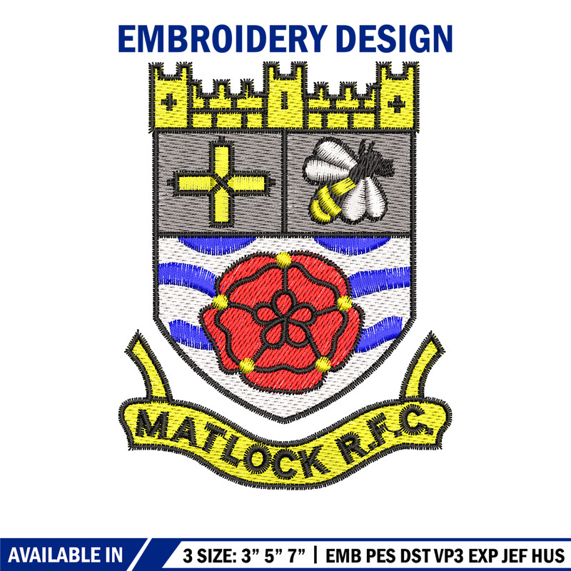 Matlock Rugby Club embroidery design, Matlock Rugby Club embroidery, logo design, Embroidery file, Instant download..jpg