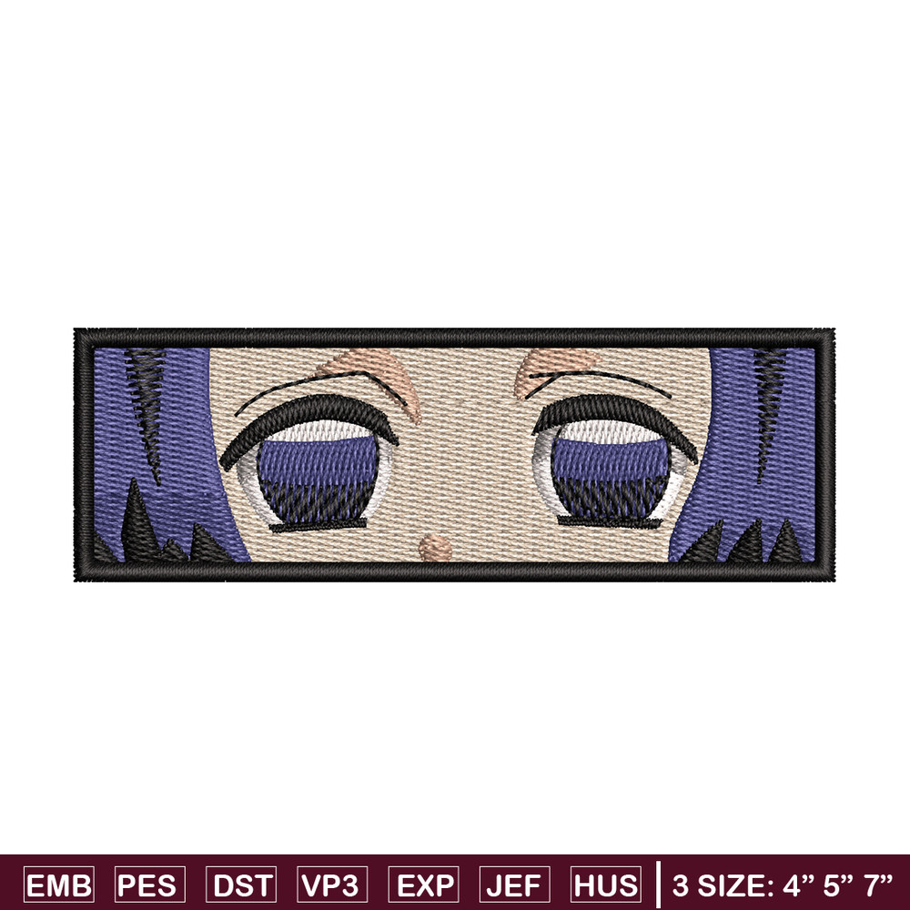 Shinobu Eyes embroidery design, Kimetsu no Yaiba embroidery, anime design, embroidery file, Digital download.jpg