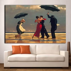 best dancer couple canvas wall art dancing under the rain print dancing canvas print abstract artworks dancing painting