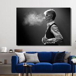 david bowie painting,david bowie poster,david bowie canvas,singer wall decor, music fan gift, music wall art, pop art, h