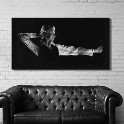 david bowie poster,david bowie canvas, david bowie painting,singer wall decor, music fan gift, music wall art, pop art,